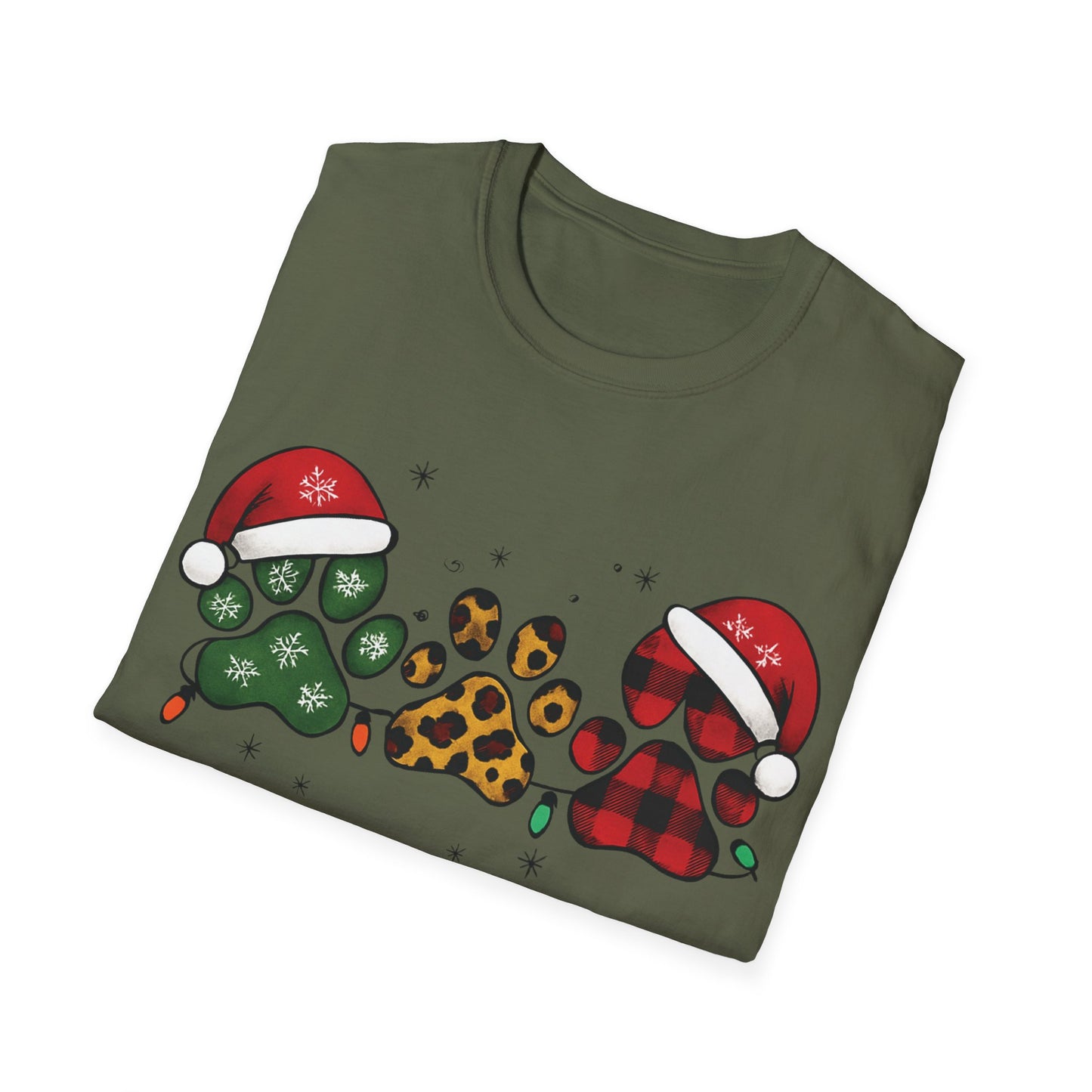 3 Xmas Paws T-Shirt