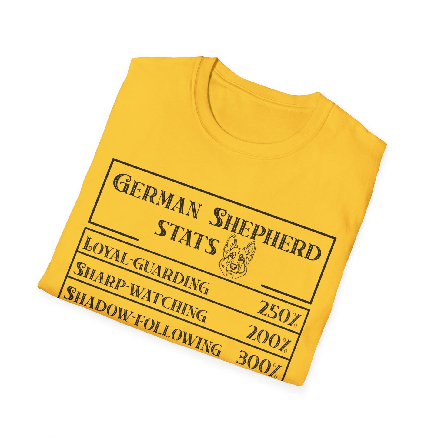 German Sherpherd Stats T-Shirt