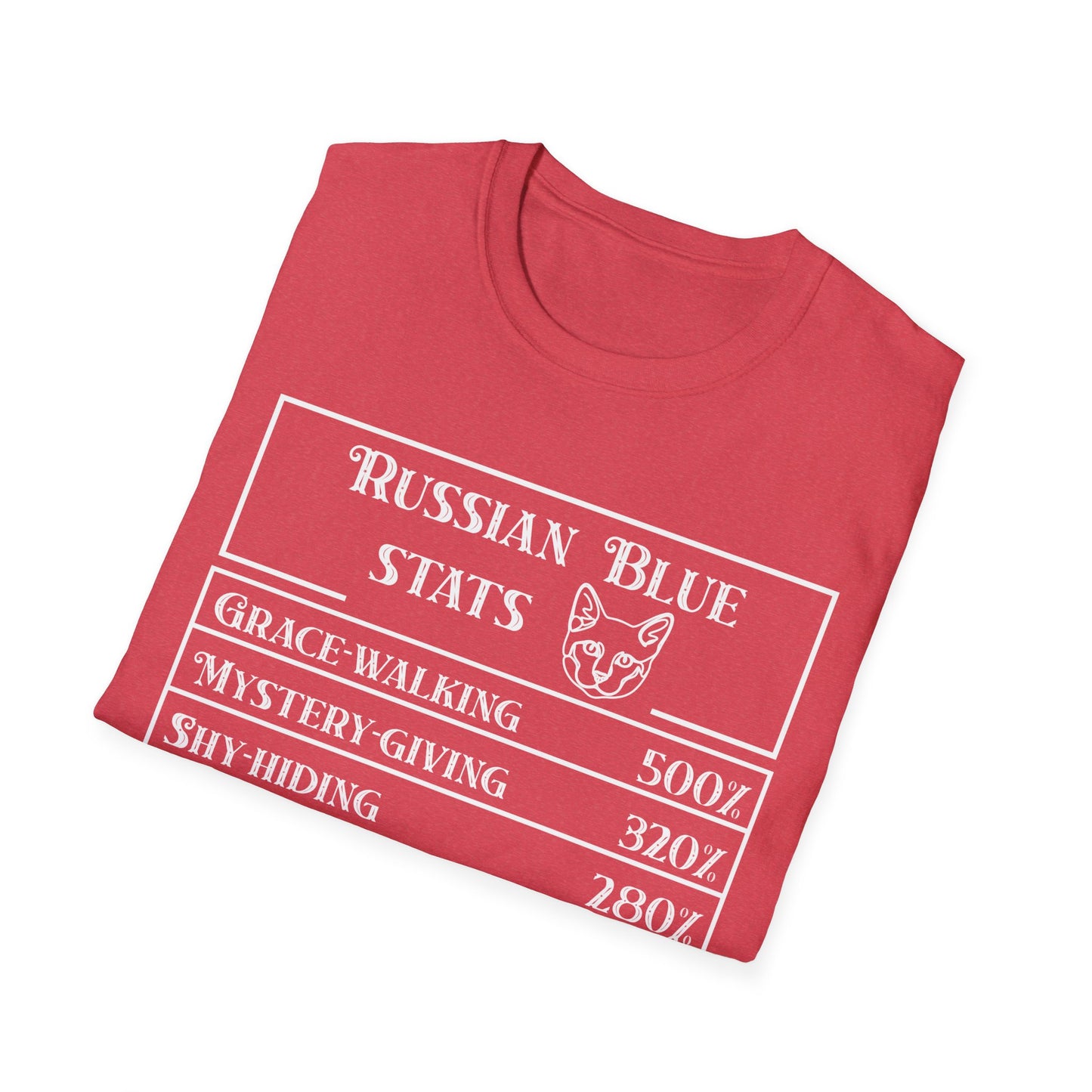 Russian Blue Stats T-Shirt