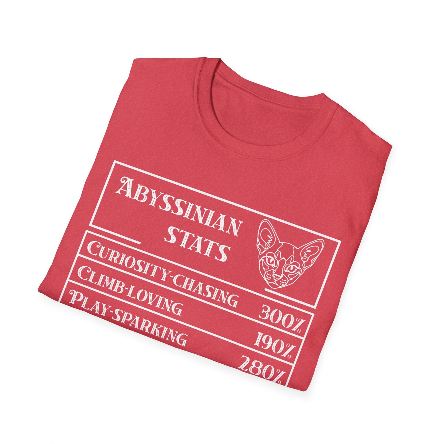 Abyssinian Stats T-Shirt