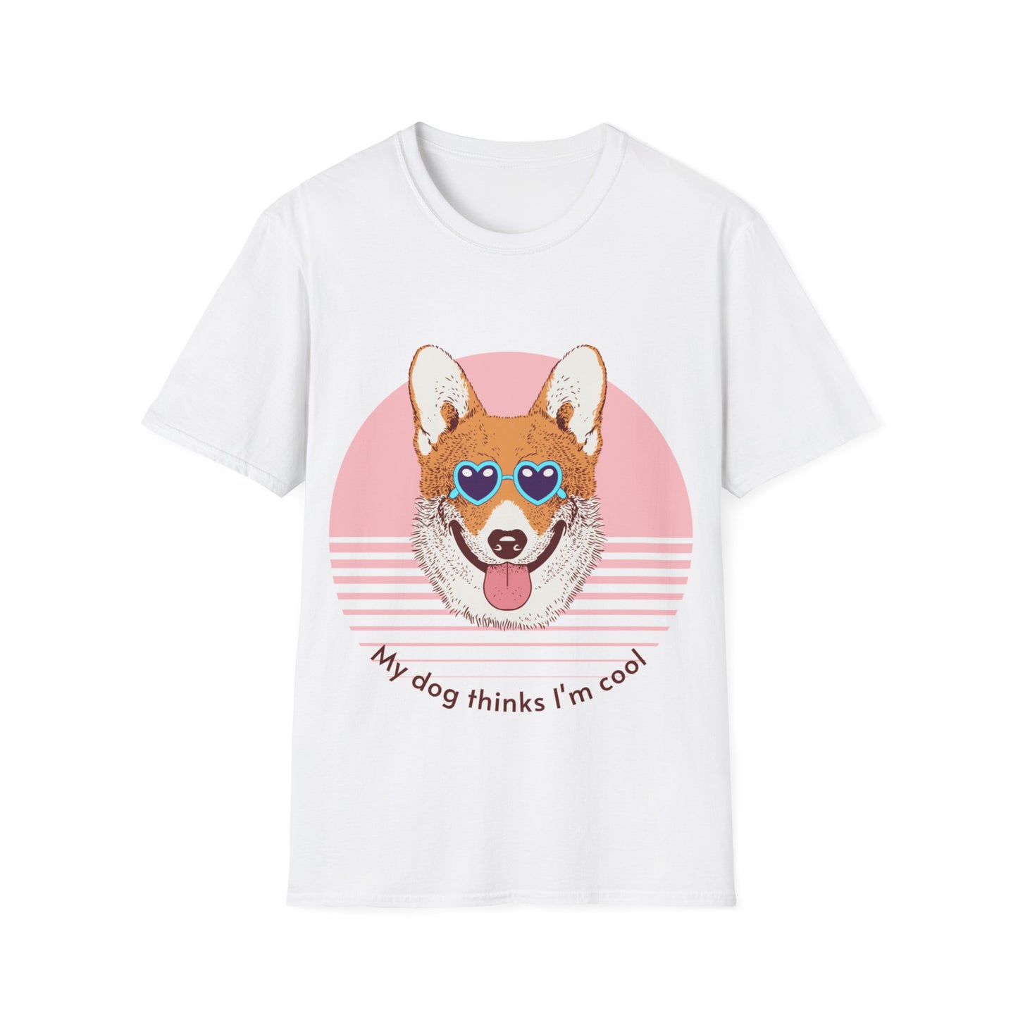 Cool Corgi Dog T-Shirt, Cute Dog Lover Gift, Pet Owner Tee, Funny Animal Shirt, Casual Wear