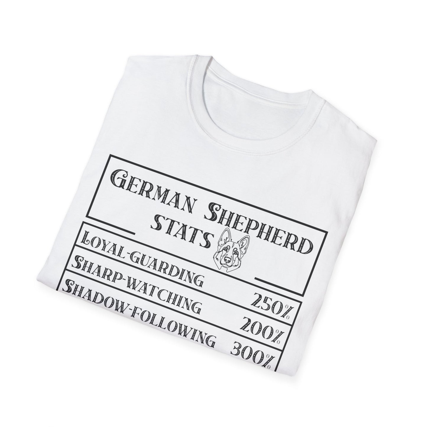 German Sherpherd Stats T-Shirt