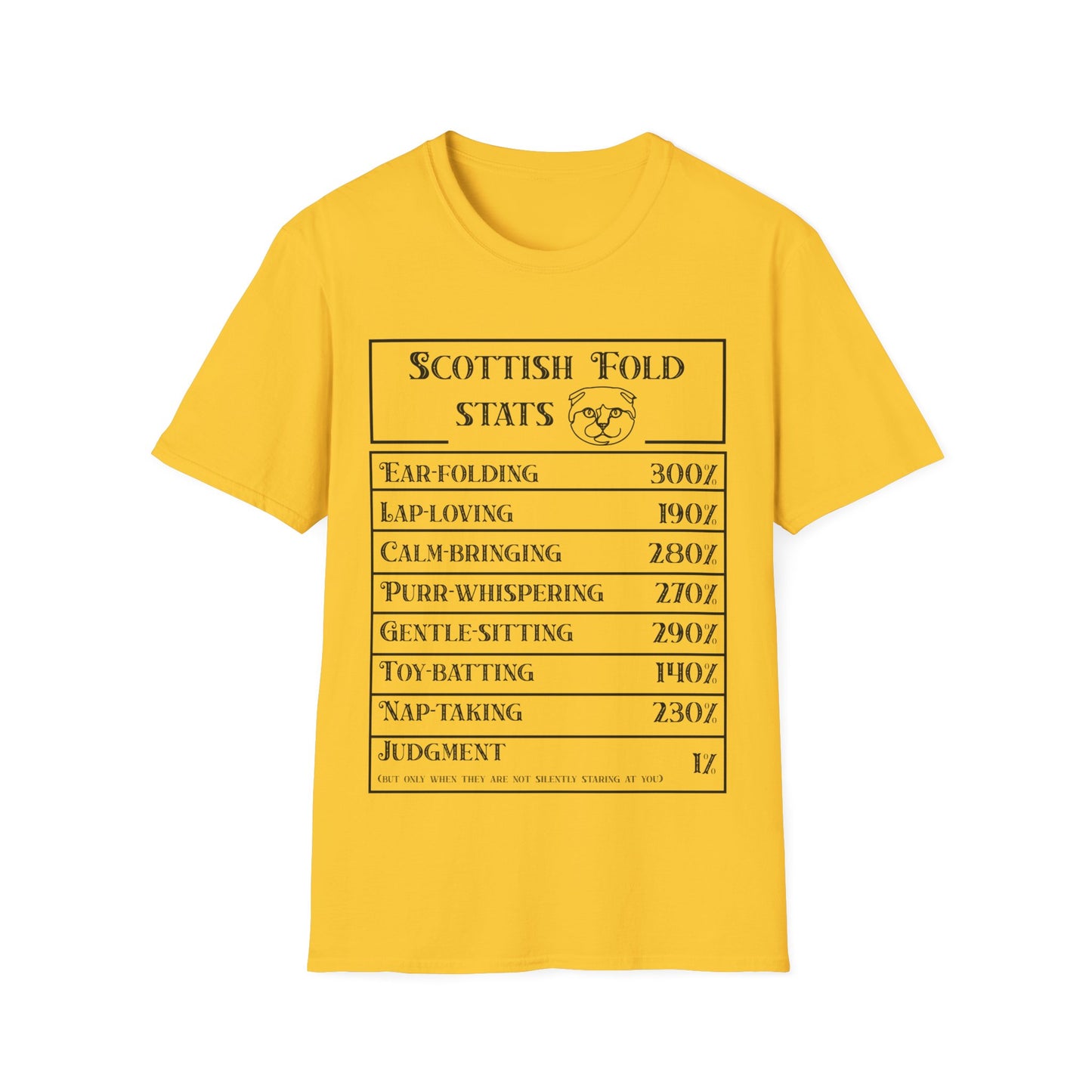 Scottish Fold Stats T-Shirt