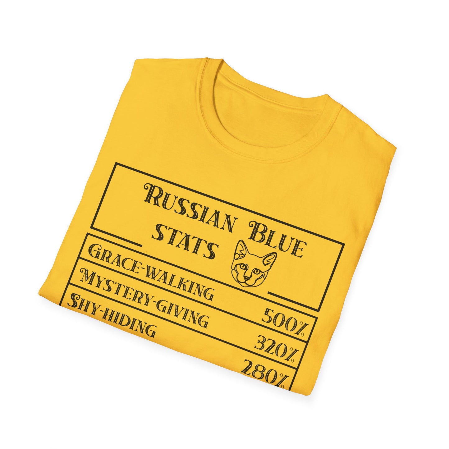 Russian Blue Stats T-Shirt
