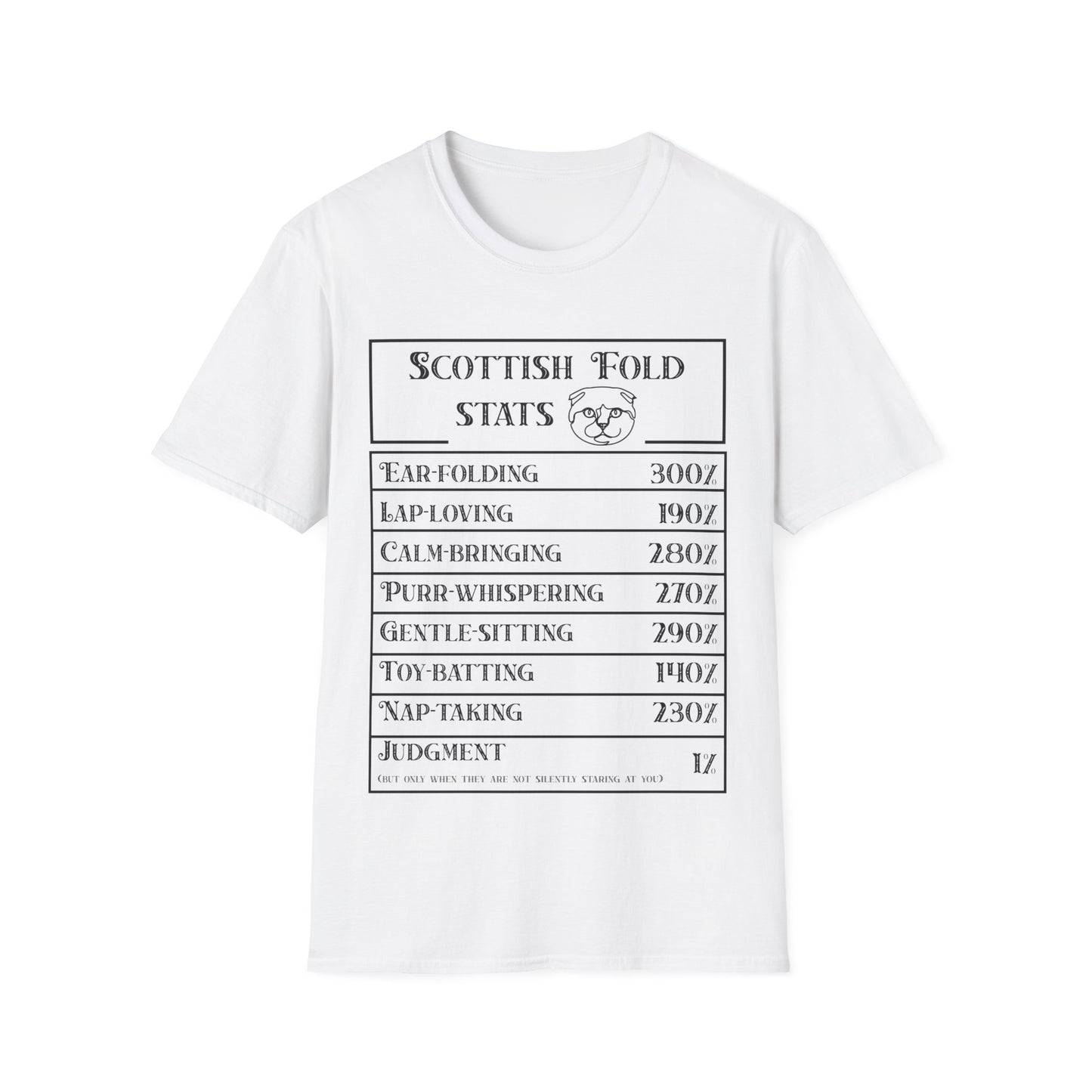 Scottish Fold Stats T-Shirt