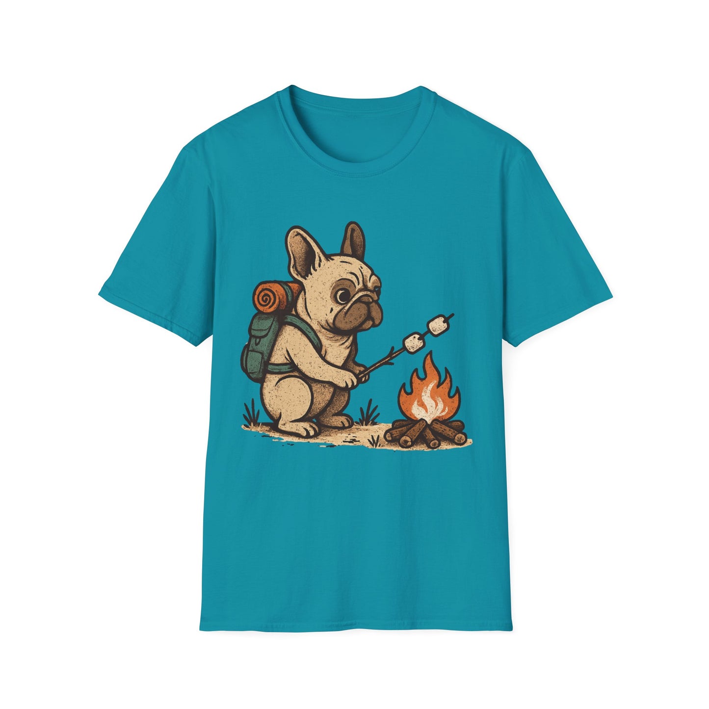 French Bulldog-Hiking T-Shirt