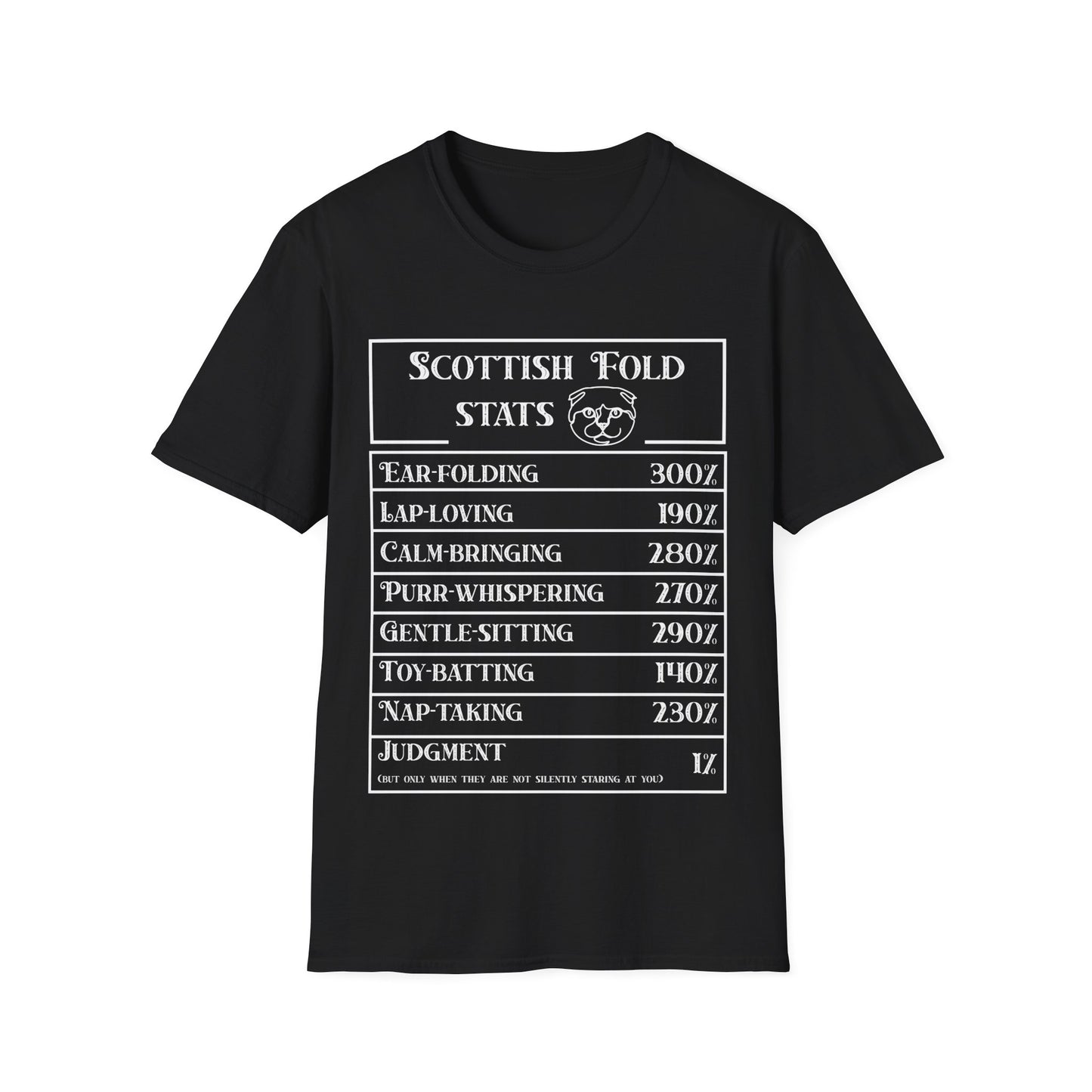 Scottish Fold Stats T-Shirt