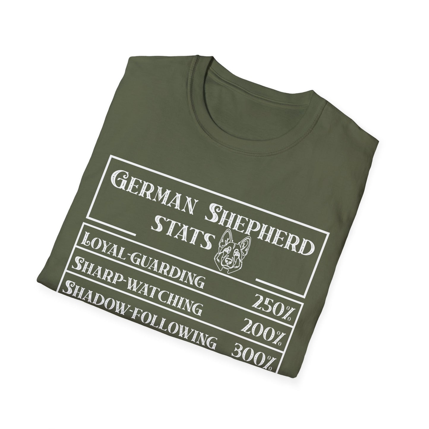German Sherpherd Stats T-Shirt