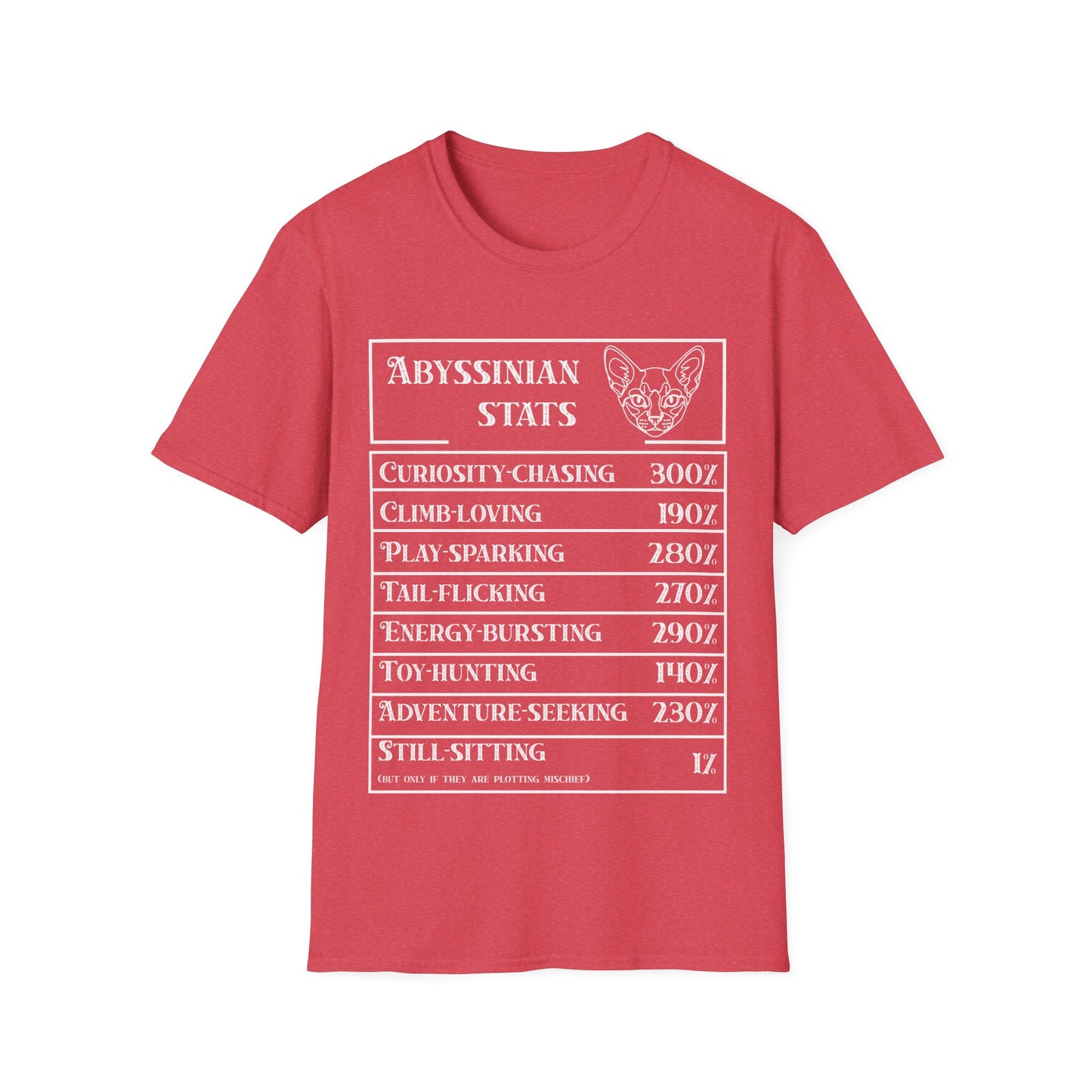 Abyssinian Stats T-Shirt