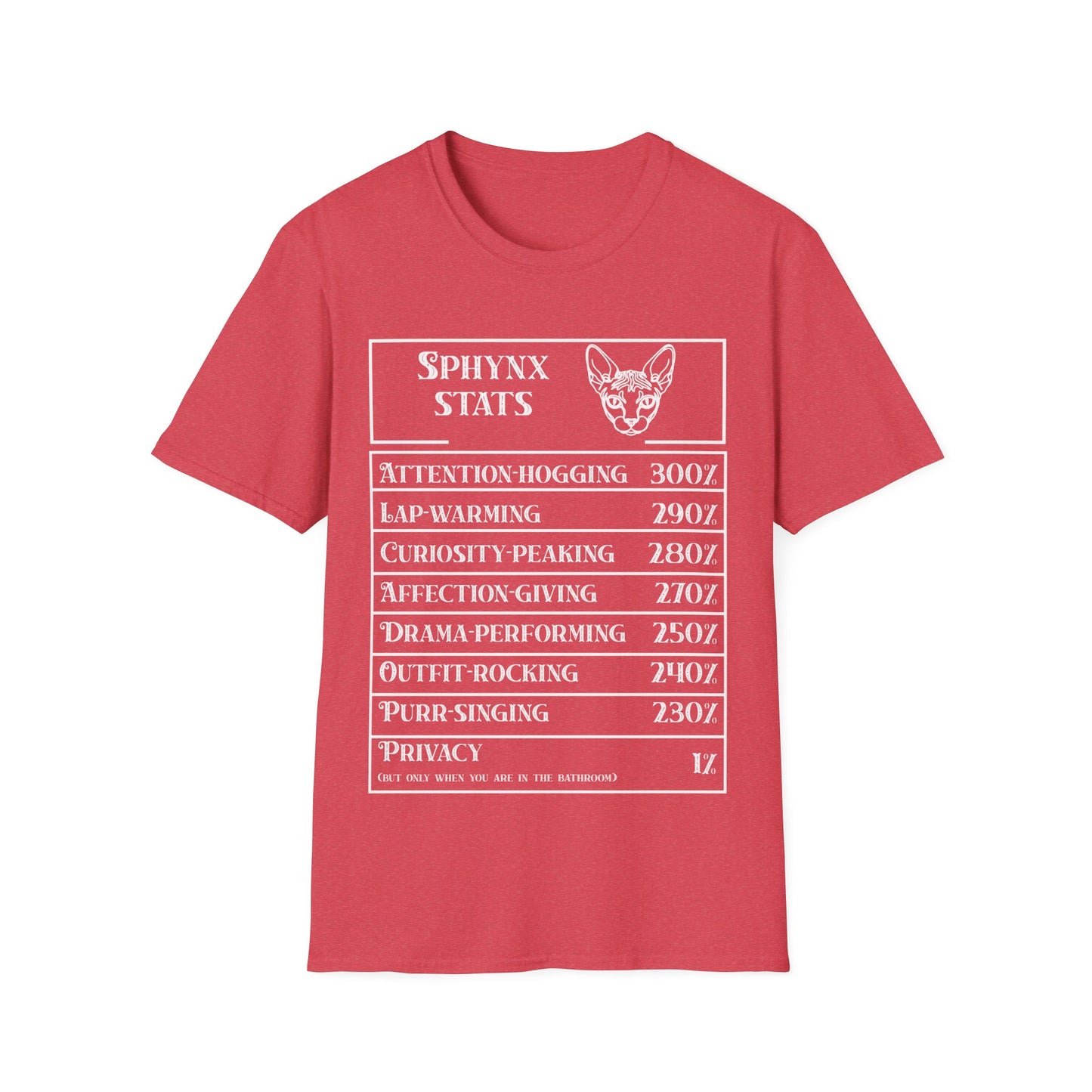 Sphynx Stats T-Shirt