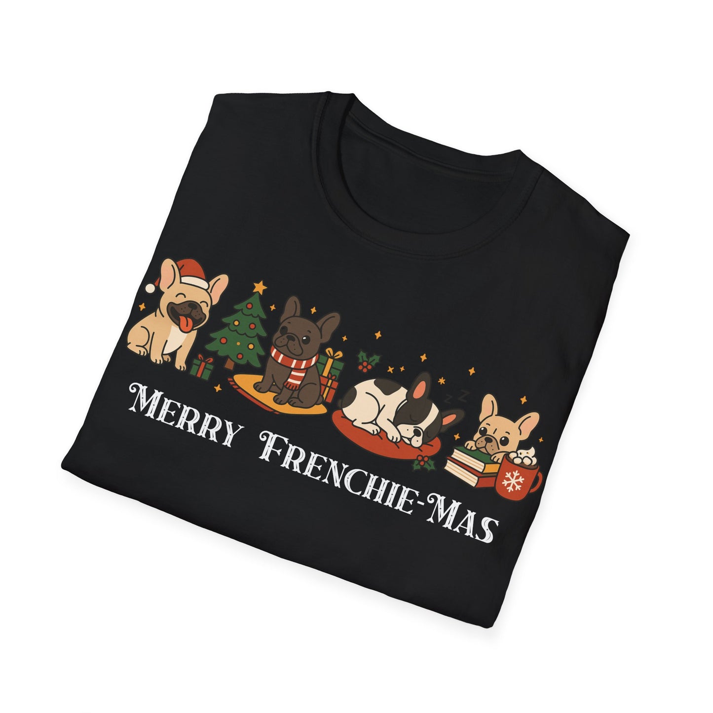 Merry Frenchie-Mas T-Shirt