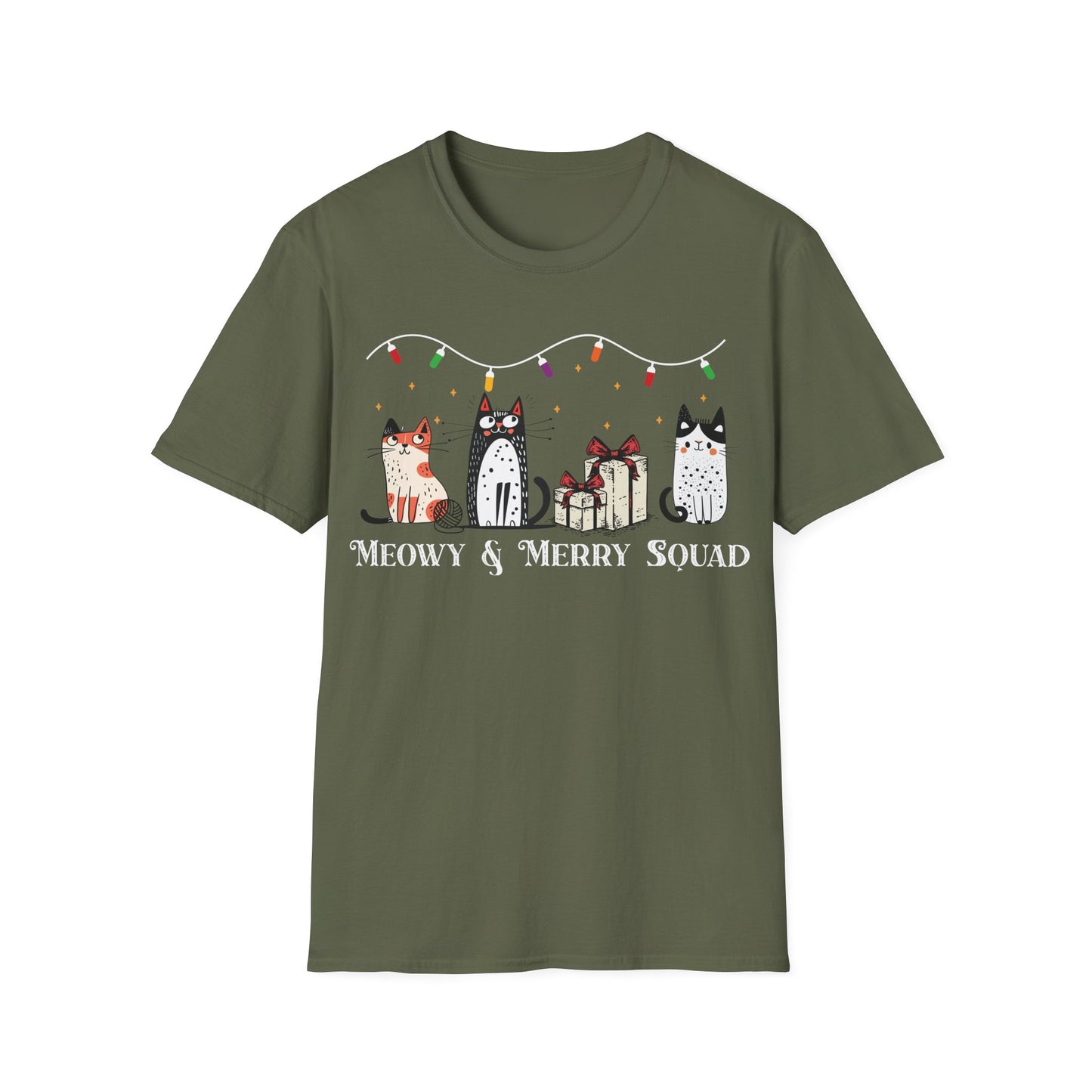 Meowy & Merry Squad T-Shirt