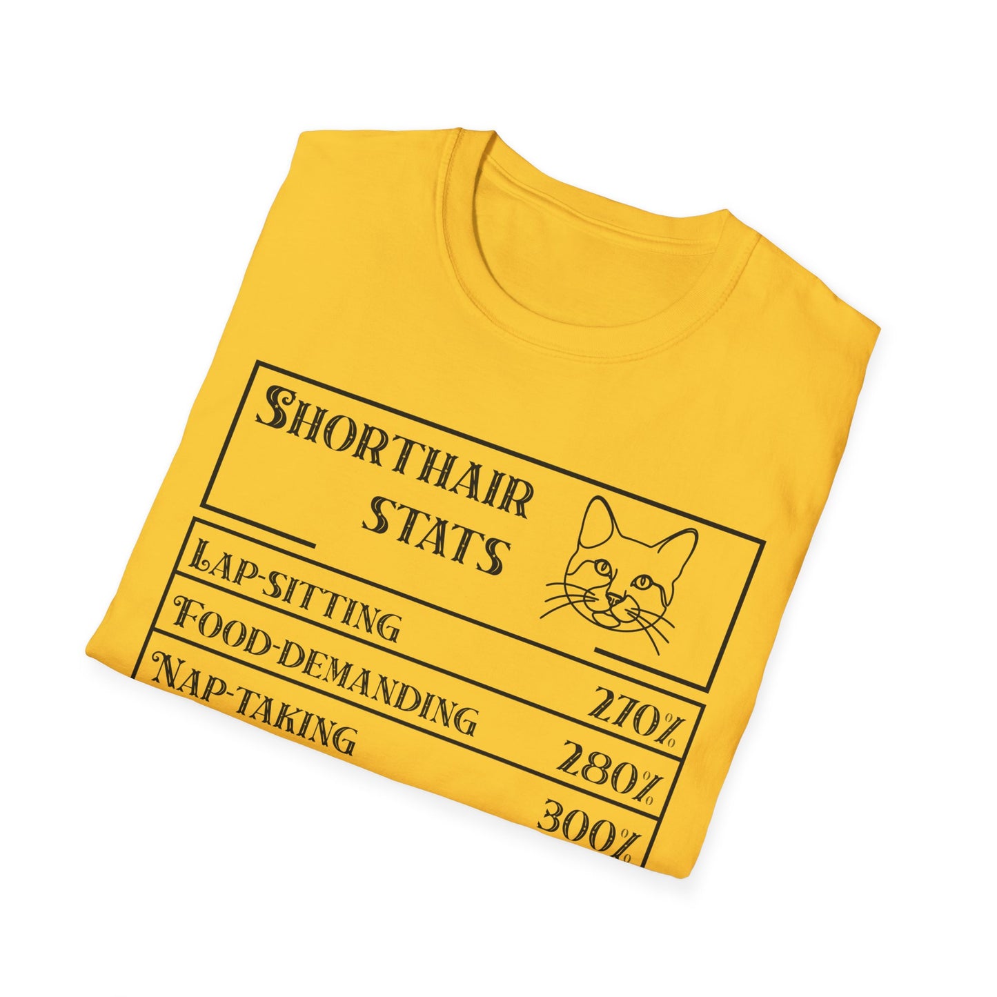 Domestic Shorthair Stats T-Shirt