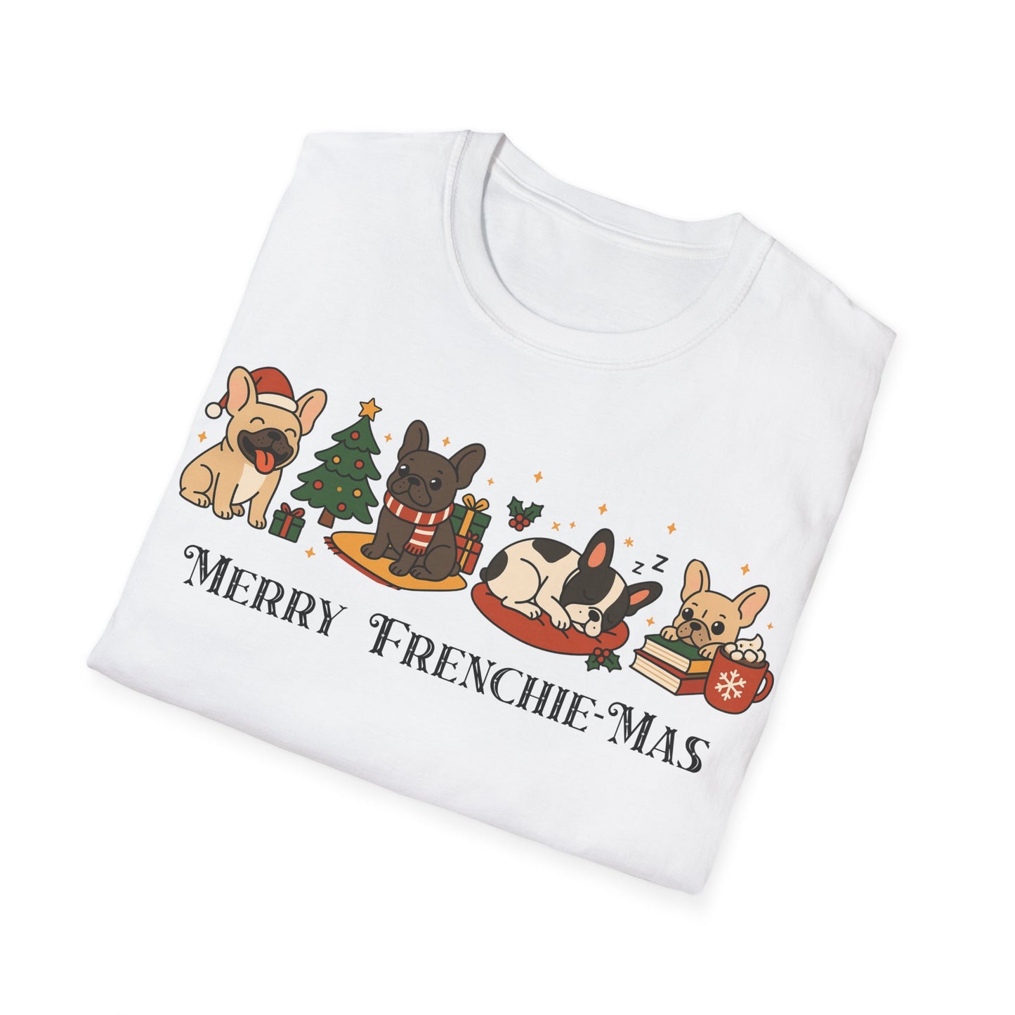 Merry Frenchie-Mas T-Shirt