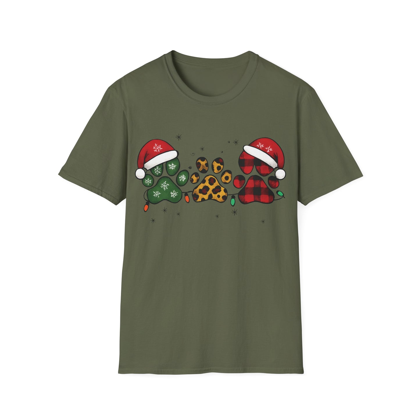 3 Xmas Paws T-Shirt
