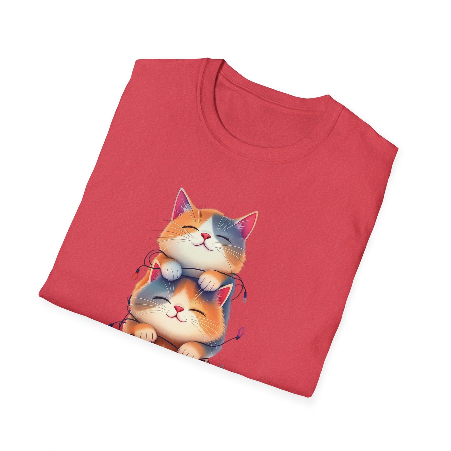Playful Cats Stacked Vertically T-Shirt