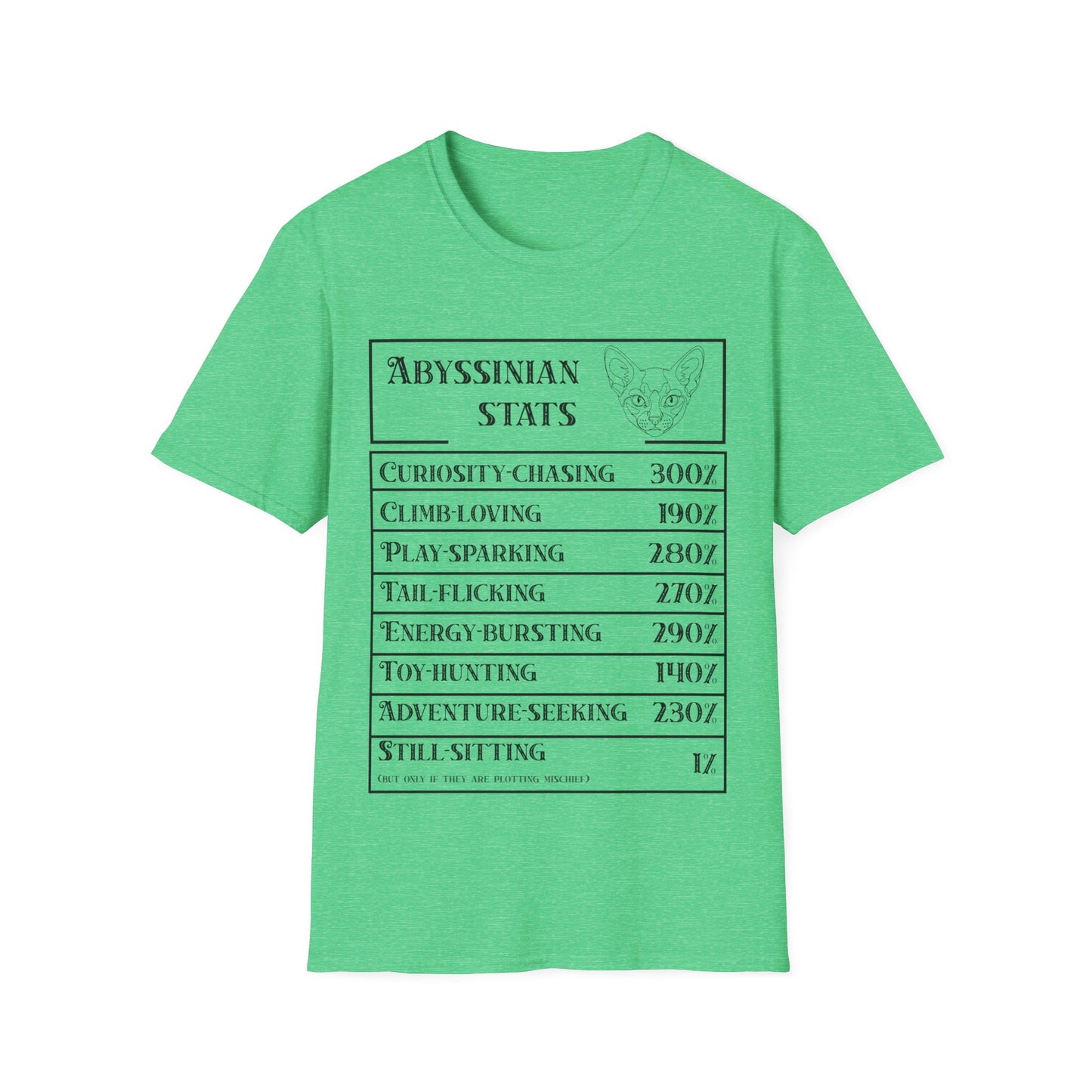 Abyssinian Stats T-Shirt