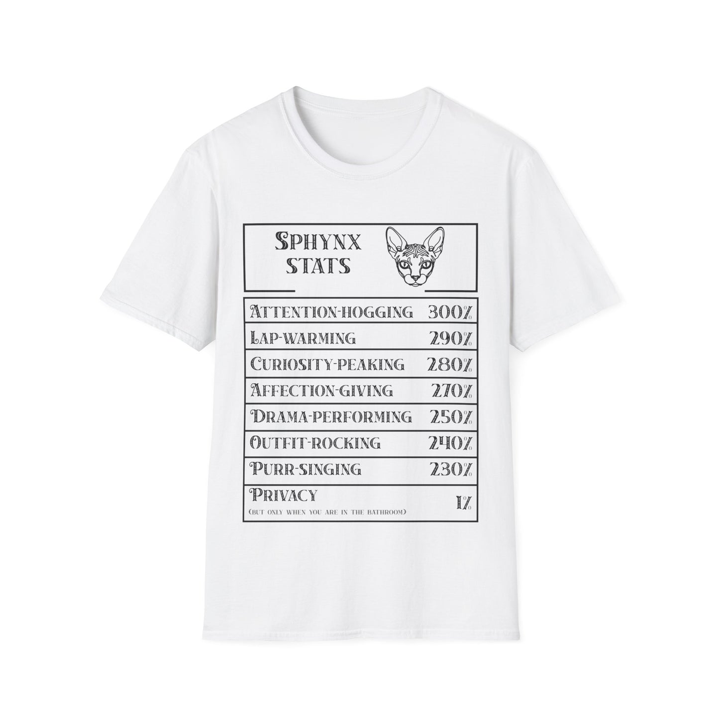 Sphynx Stats T-Shirt