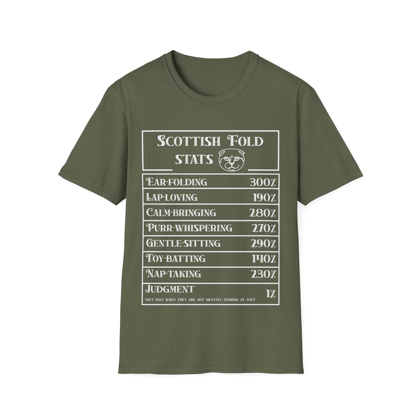 Scottish Fold Stats T-Shirt