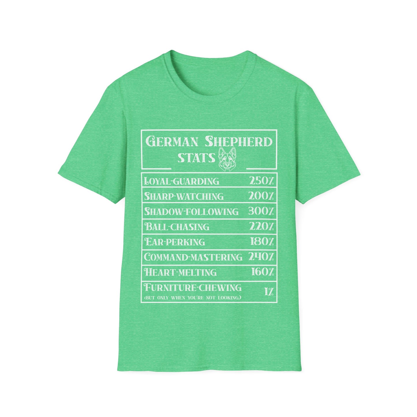 German Sherpherd Stats T-Shirt
