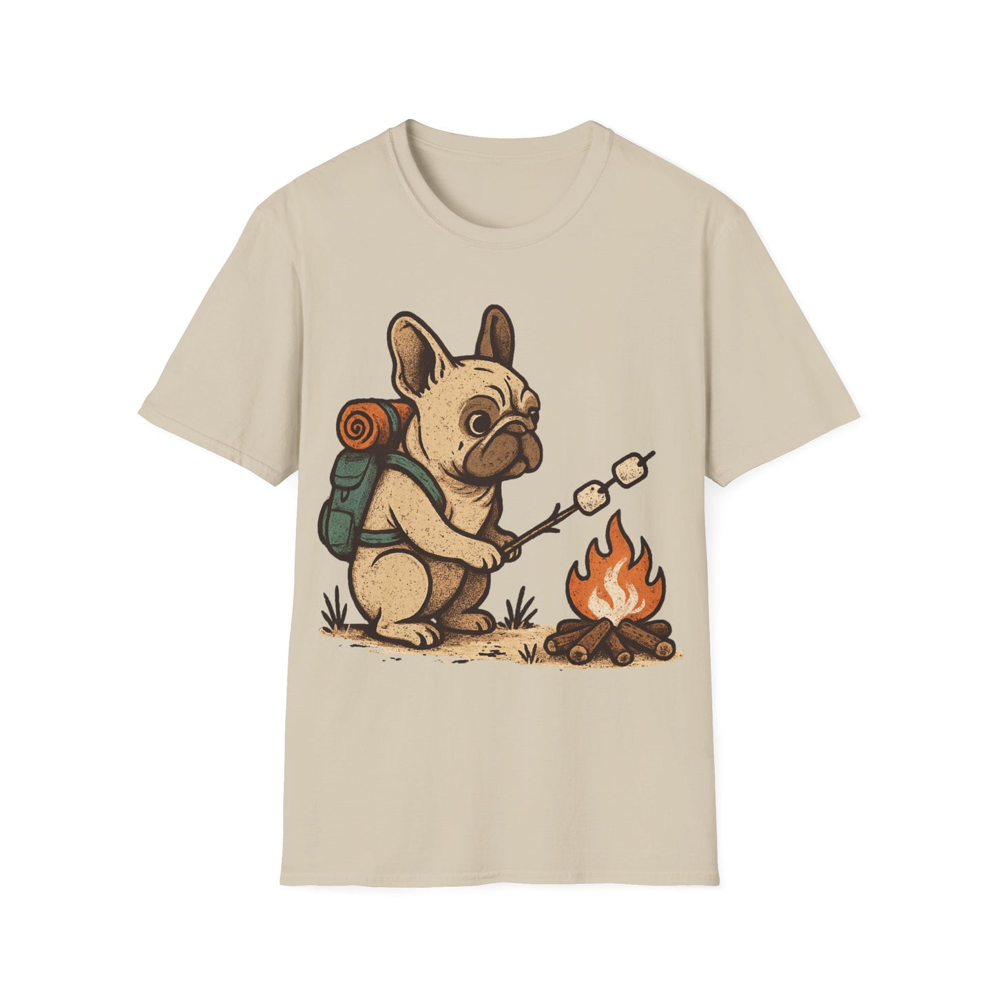 French Bulldog-Hiking T-Shirt