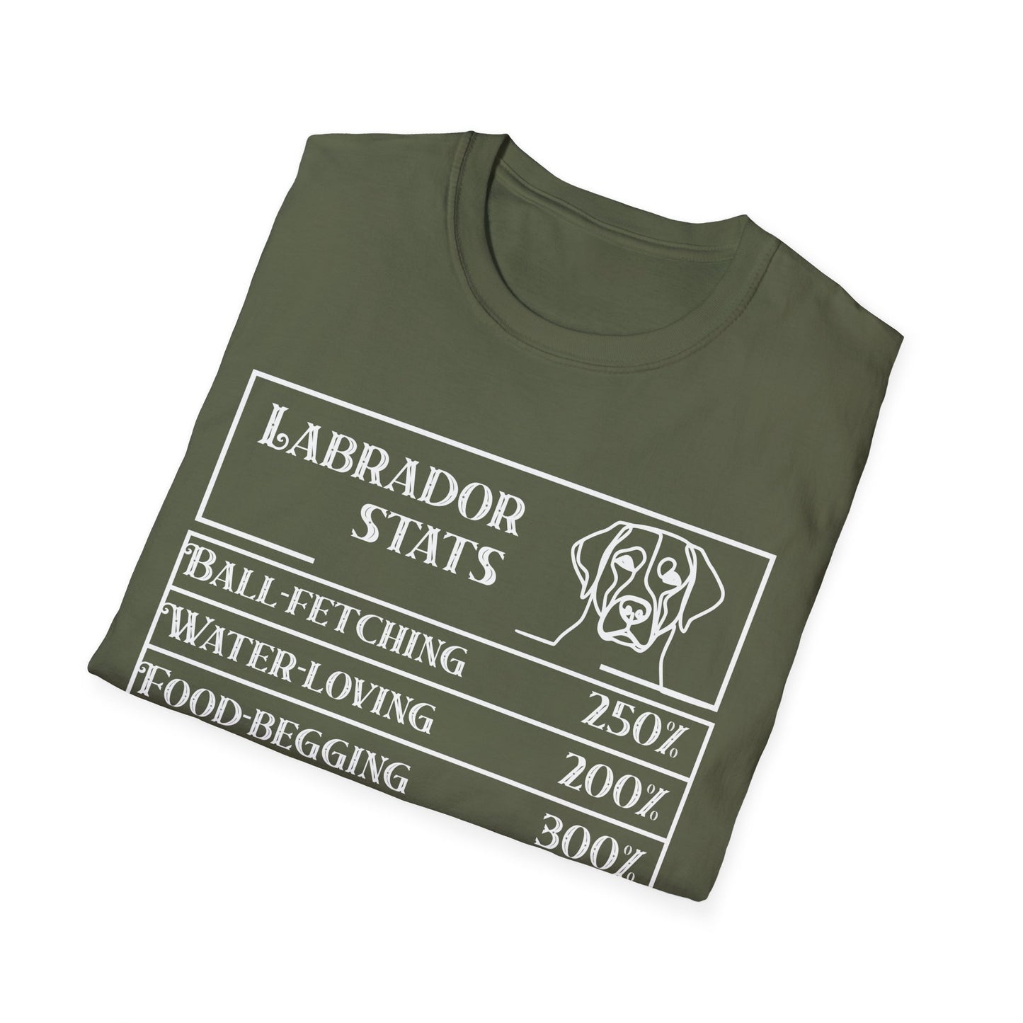 Labrador Stats T-Shirt