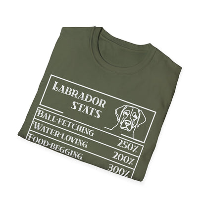 Labrador Stats T-Shirt