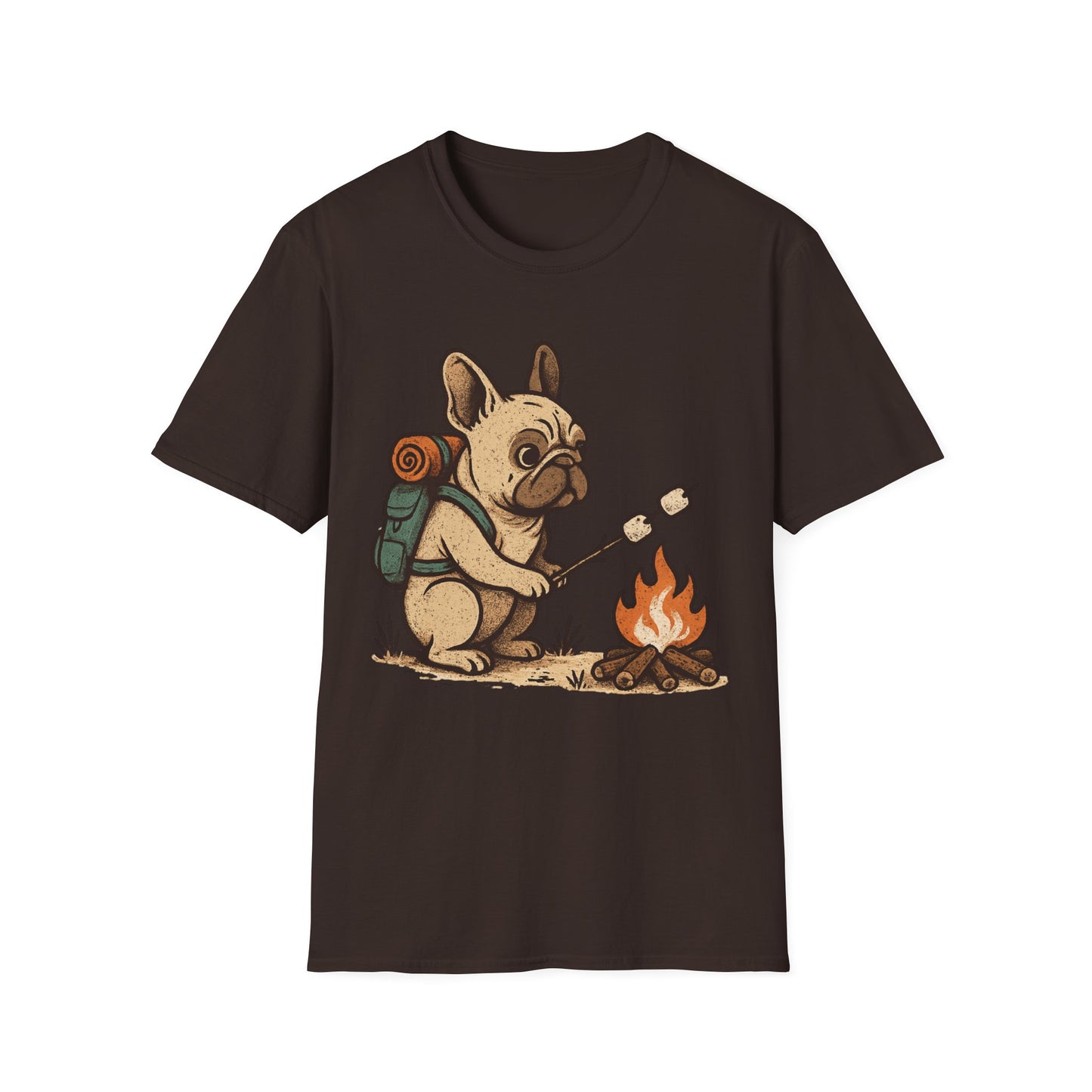 French Bulldog-Hiking T-Shirt