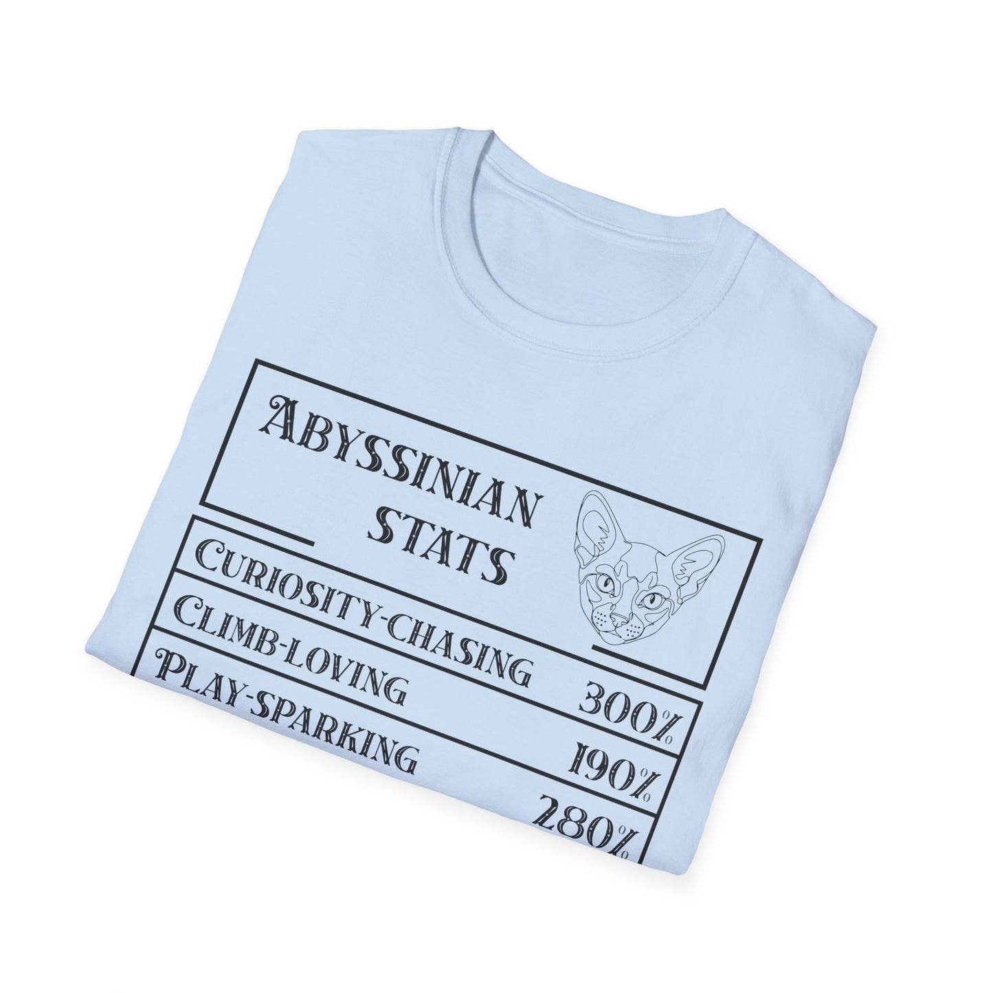 Abyssinian Stats T-Shirt