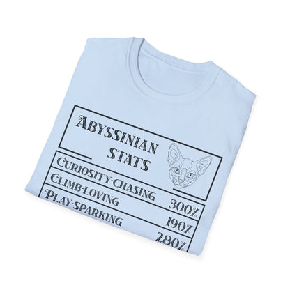 Abyssinian Stats T-Shirt
