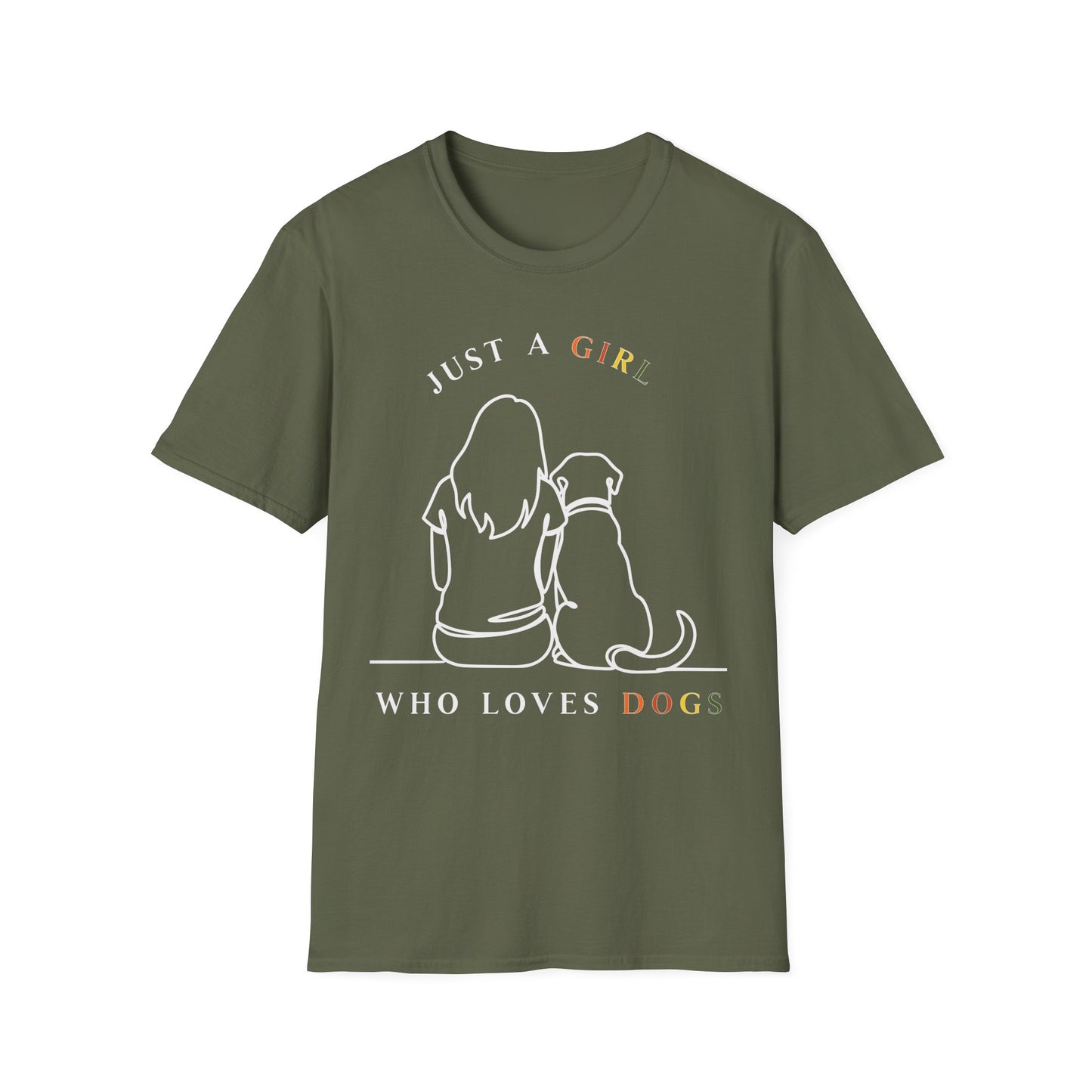Just A Girl Who Loves Dogs T-Shirt
