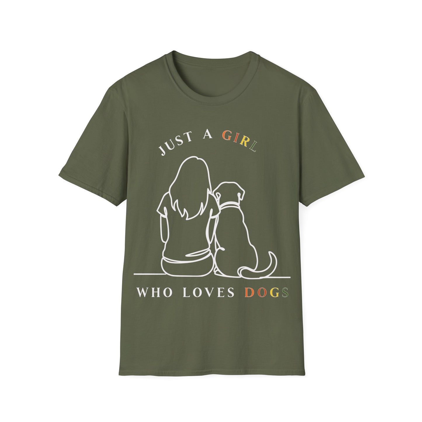 Just A Girl Who Loves Dogs T-Shirt
