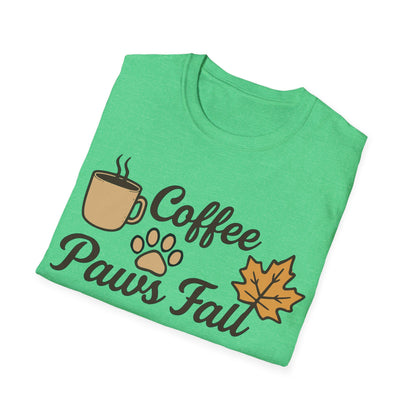 Coffee, Paws & Fall T-Shirt