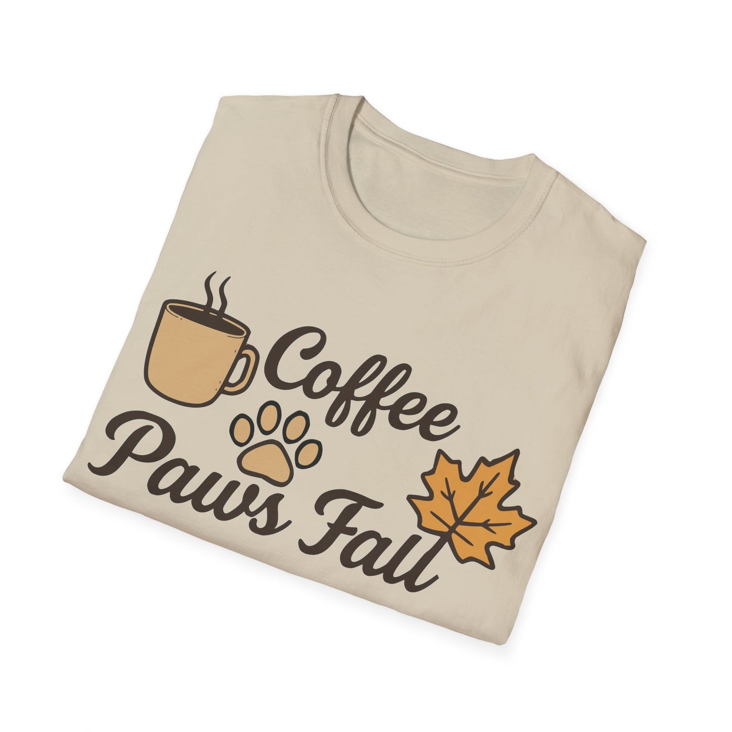Coffee, Paws & Fall T-Shirt