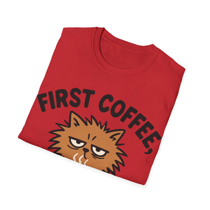 First Coffee, Then Meow T-Shirt