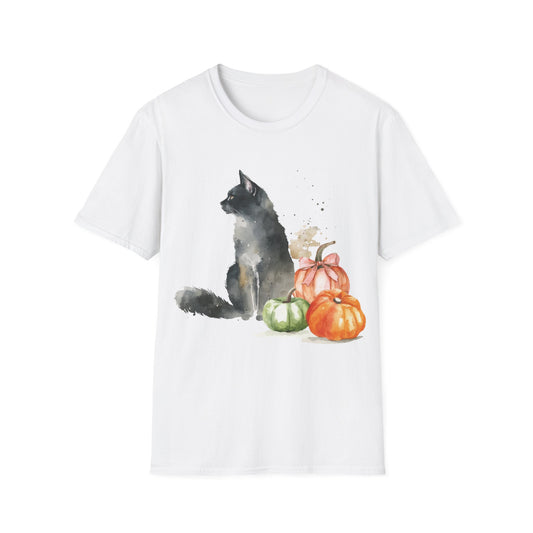 Cat & Pumpkins T-Shirt