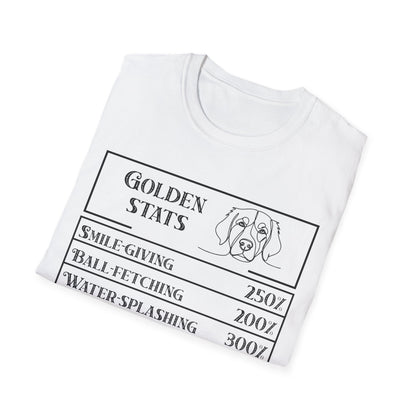 Golden Ritriever Stats T-Shirt