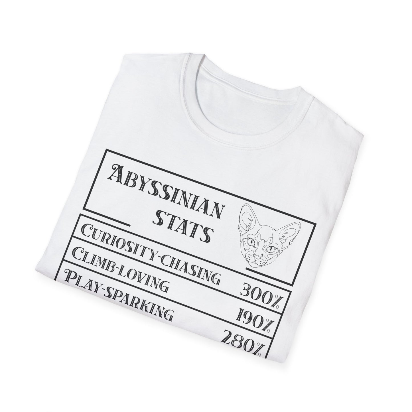 Abyssinian Stats T-Shirt