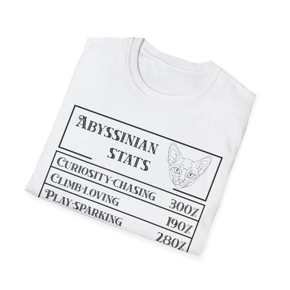 Abyssinian Stats T-Shirt