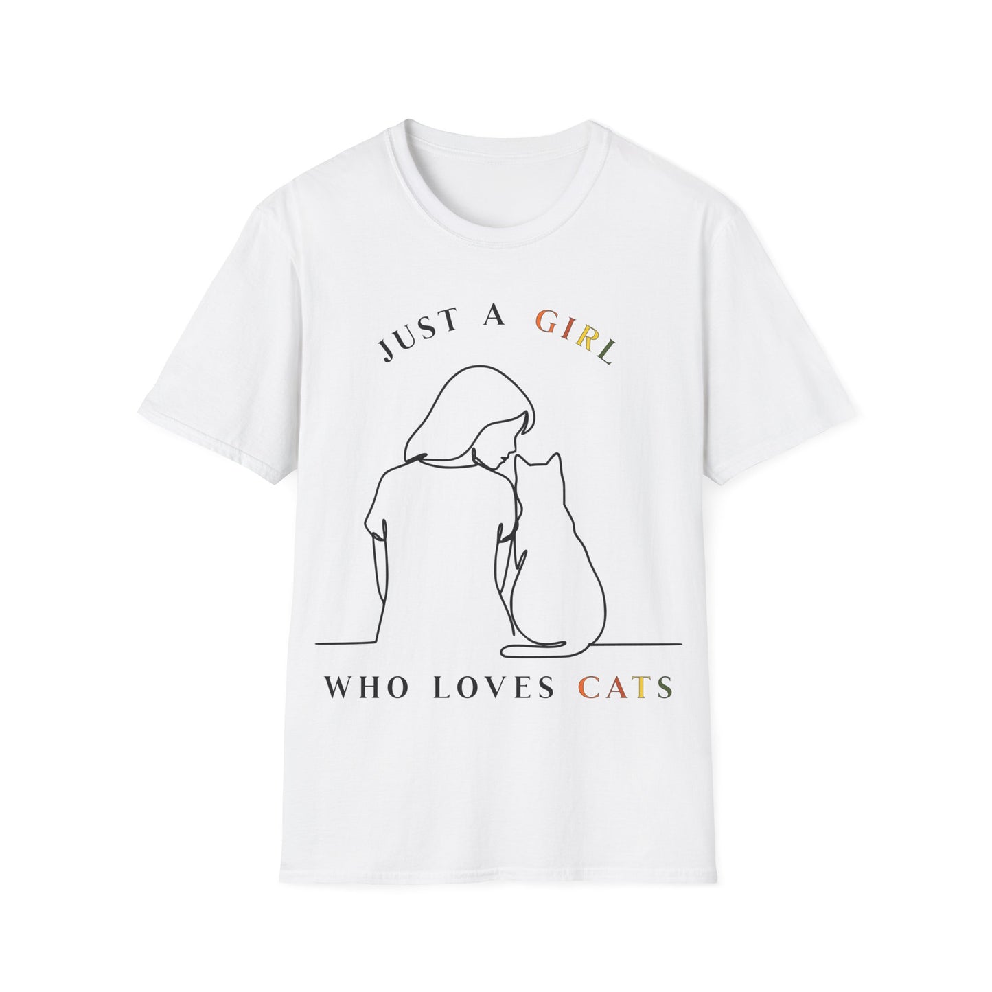 Just A Girl Who Loves Cats T-Shirt