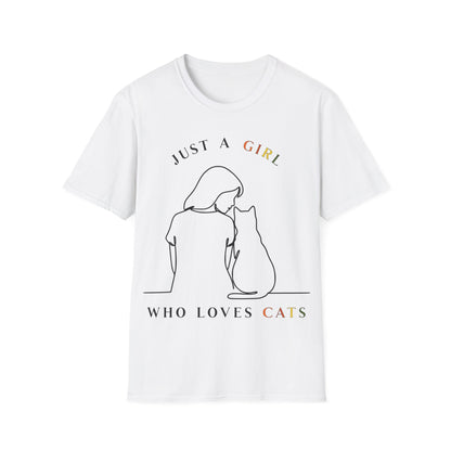Just A Girl Who Loves Cats T-Shirt