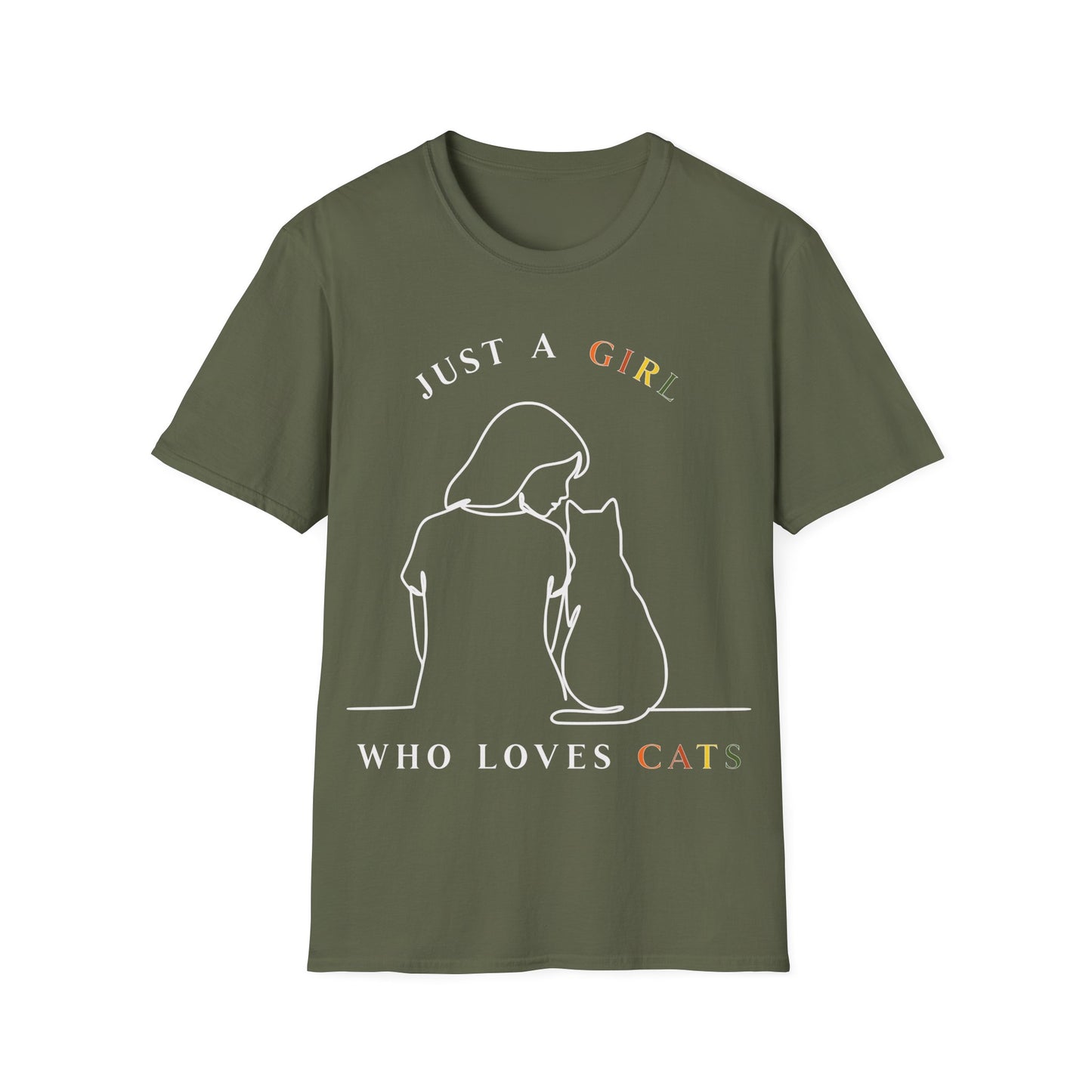 Just A Girl Who Loves Cats T-Shirt