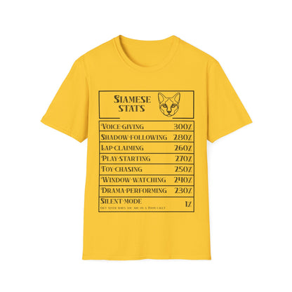 Siamese Stats T-Shirt