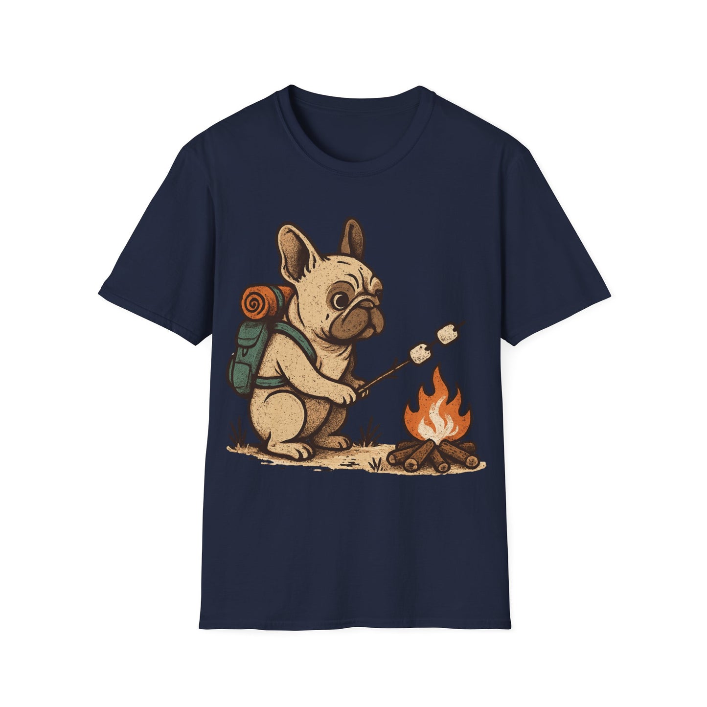 French Bulldog-Hiking T-Shirt