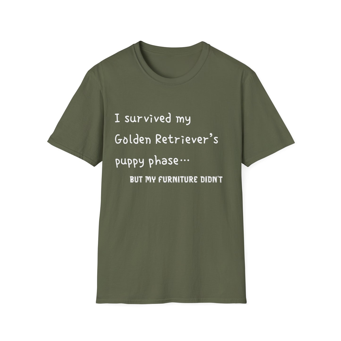I Survived My Golden Retriever Puppy Phase, but T-Shirt