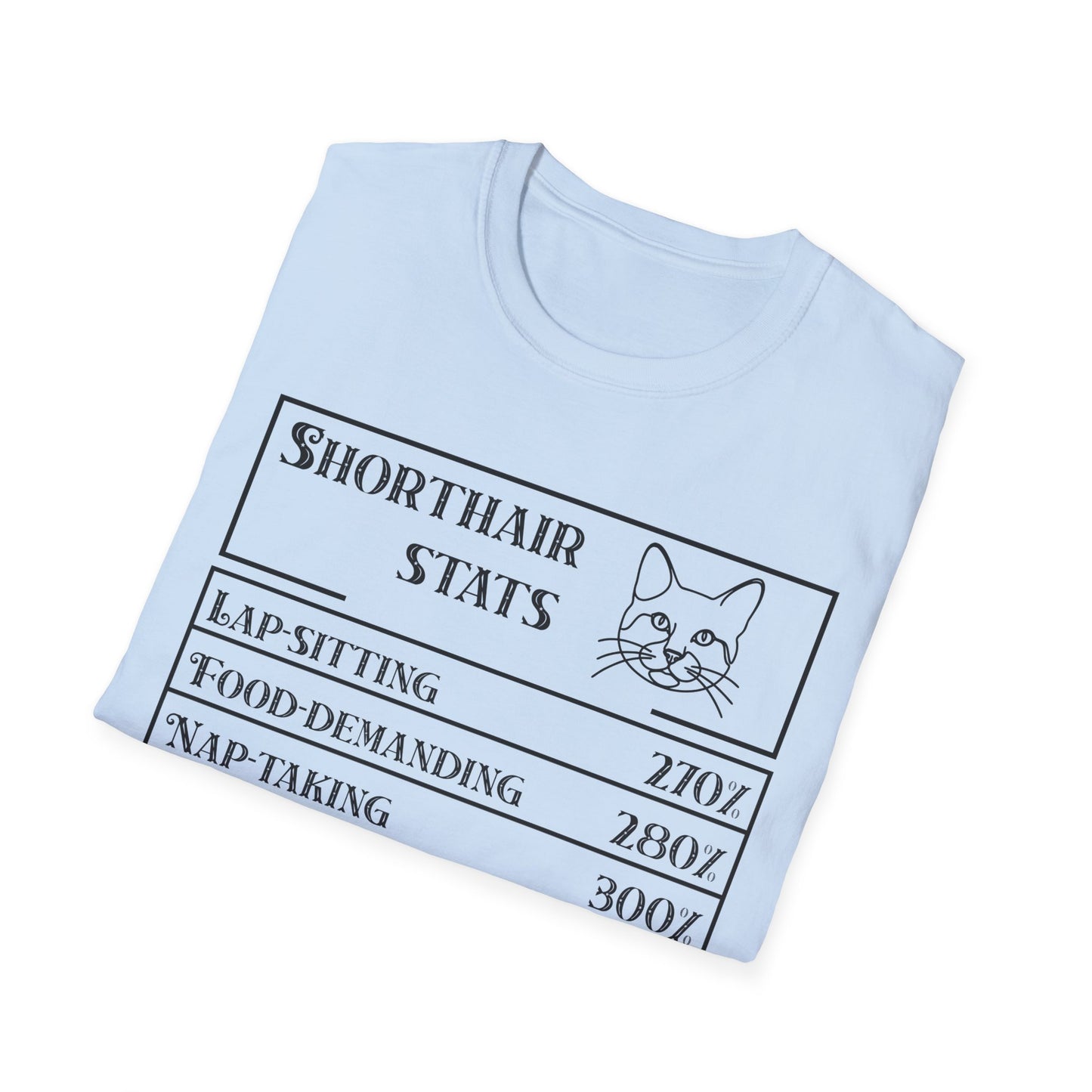 Domestic Shorthair Stats T-Shirt