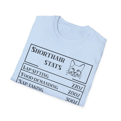 Domestic Shorthair Stats T-Shirt