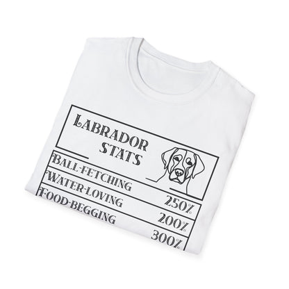 Labrador Stats T-Shirt