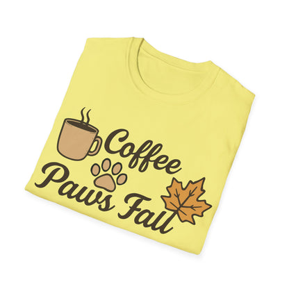 Coffee, Paws & Fall T-Shirt