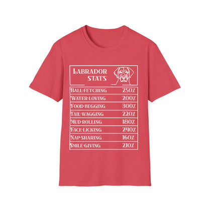 Labrador Stats T-Shirt